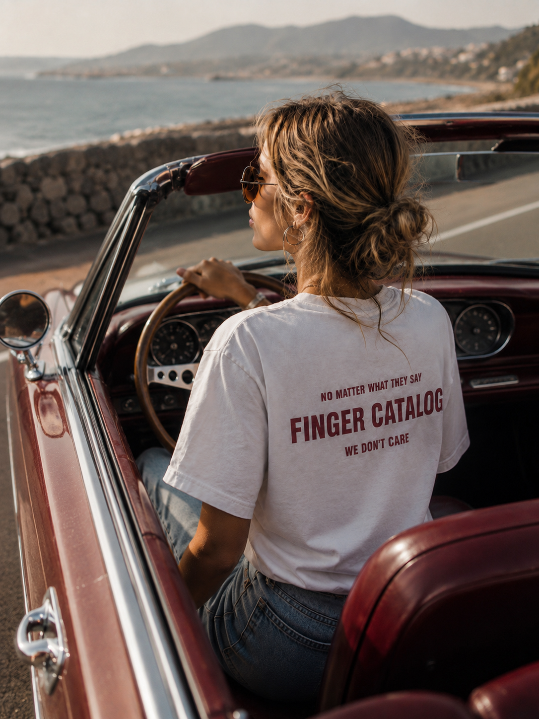 俺たち気にしないバックTシャツ