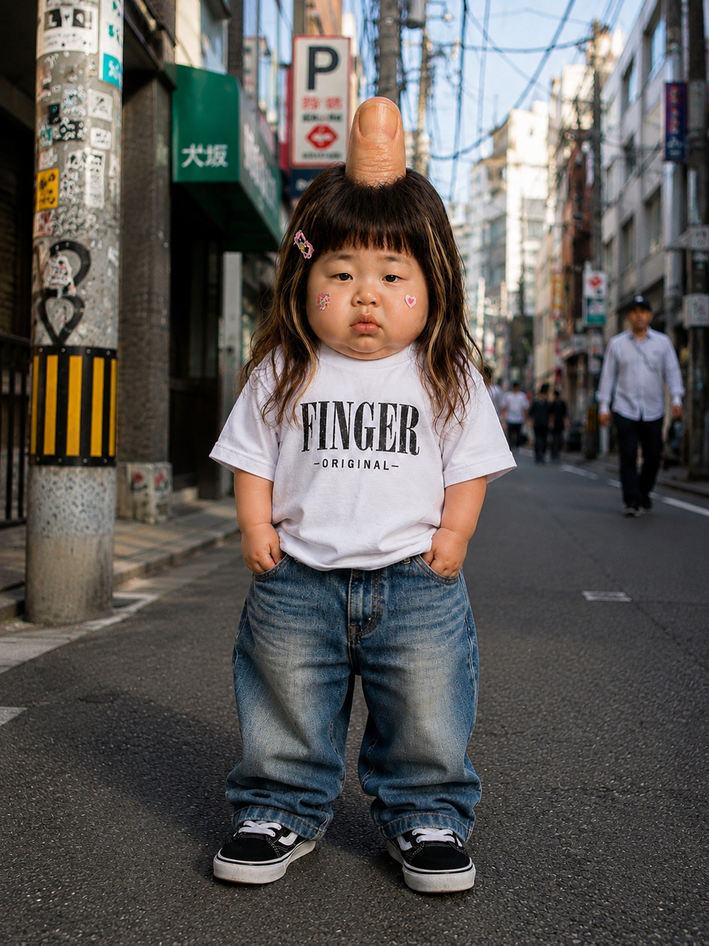 そのまんまフィンガーTシャツ