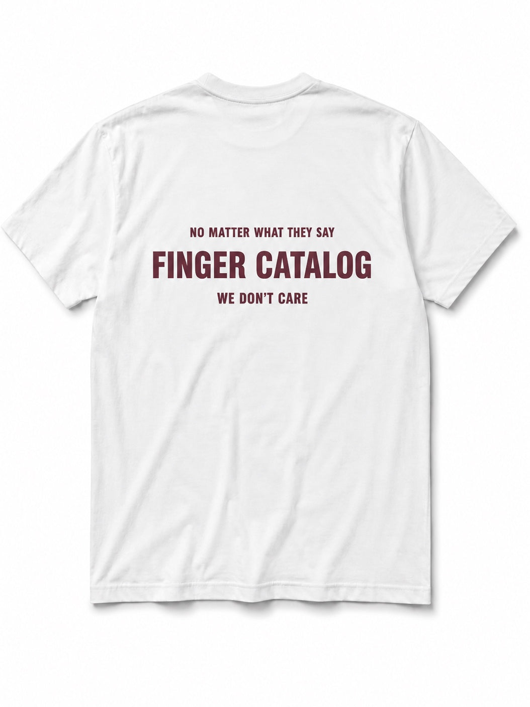 俺たち気にしないバックTシャツ