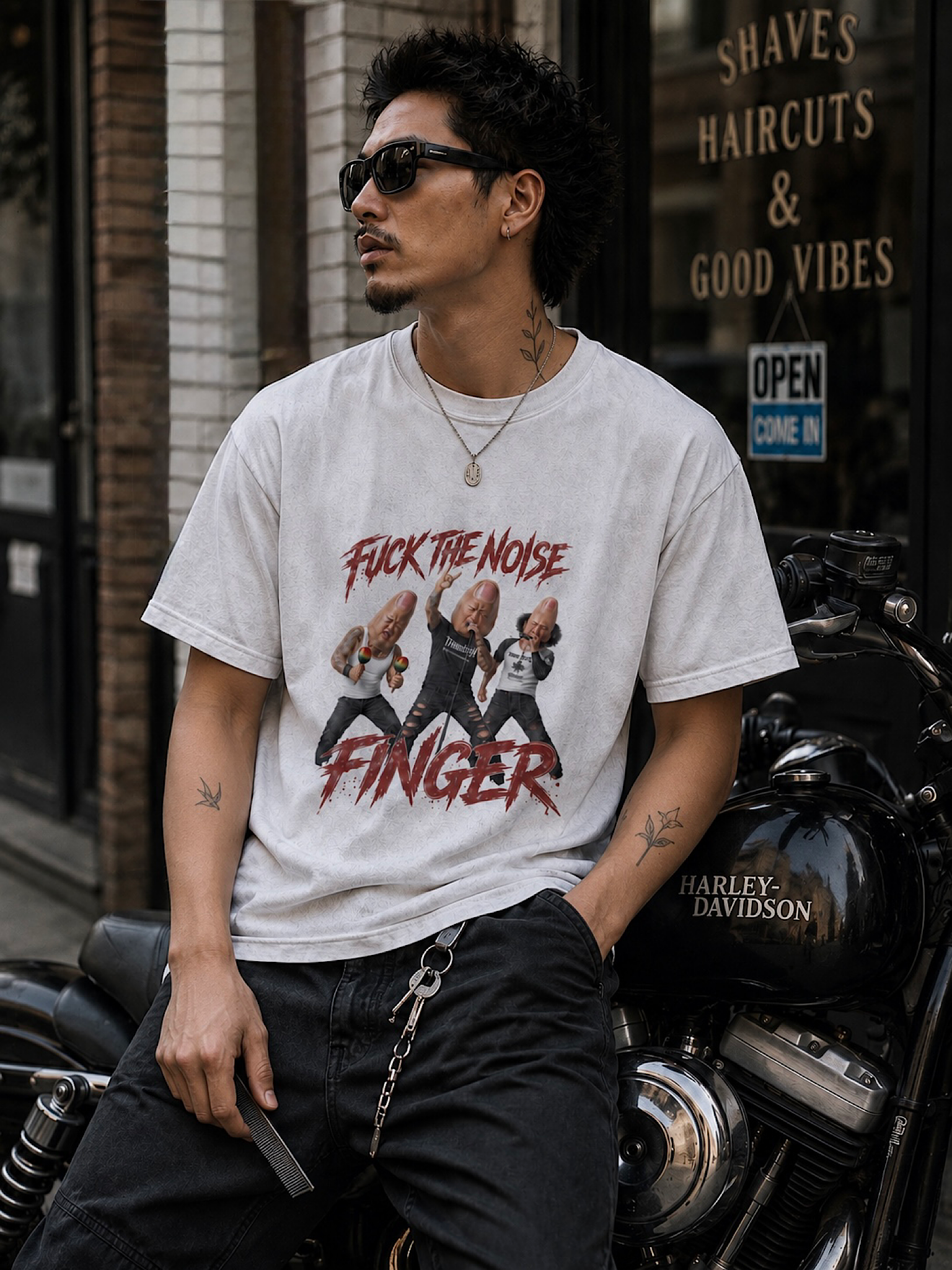 周りの声なんてクソくらえTシャツ