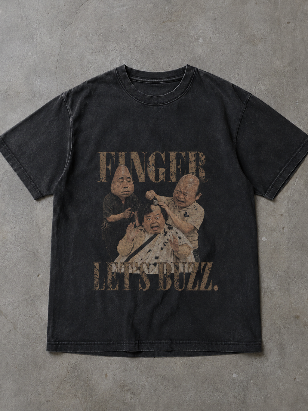 急性坊主滑り症ヴィンテージTシャツ