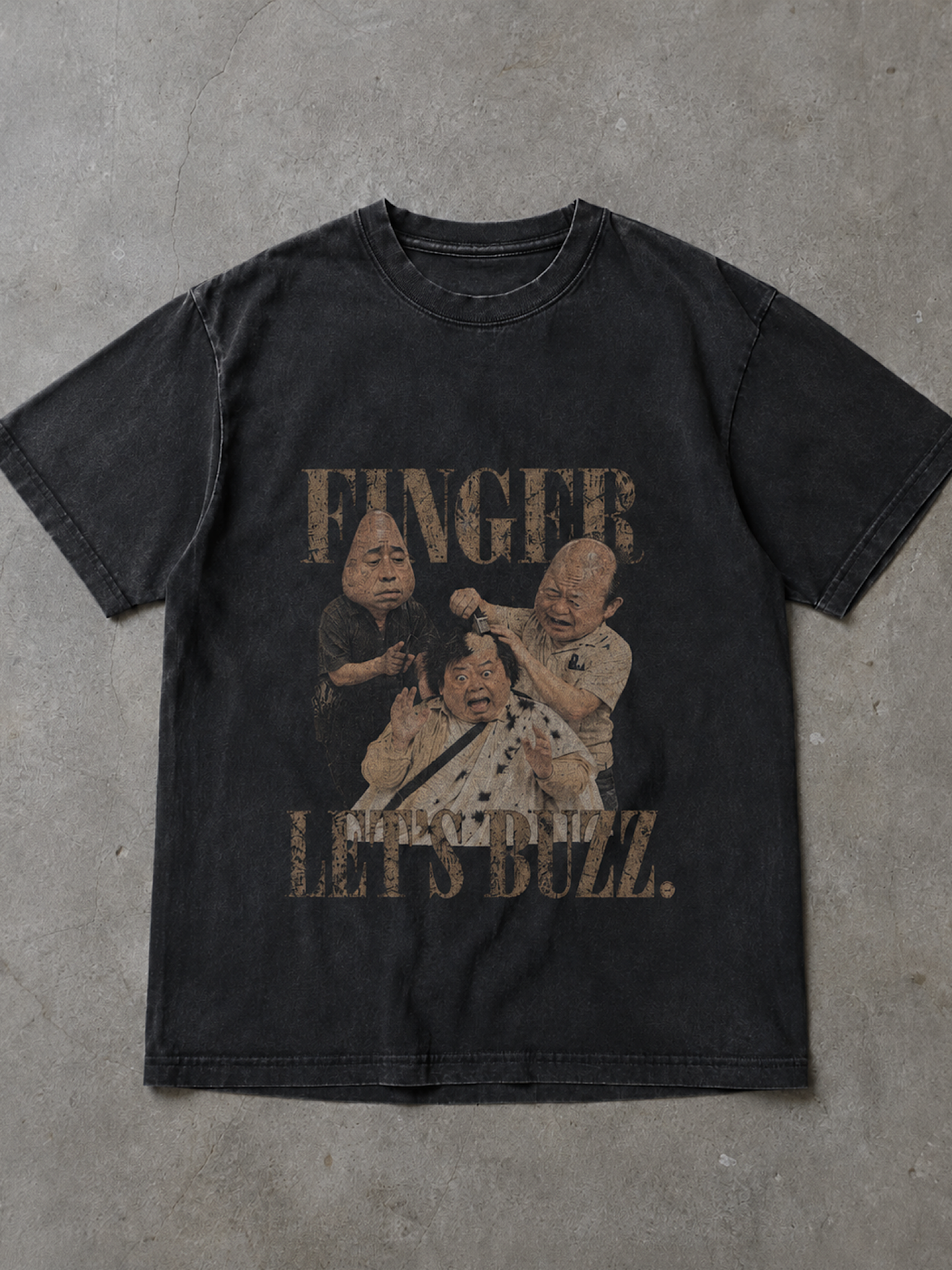 急性坊主滑り症ヴィンテージTシャツ