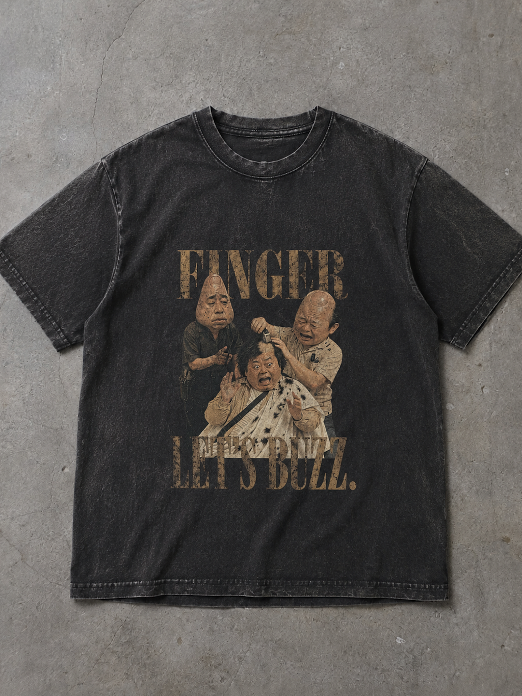 急性坊主滑り症ヴィンテージTシャツ